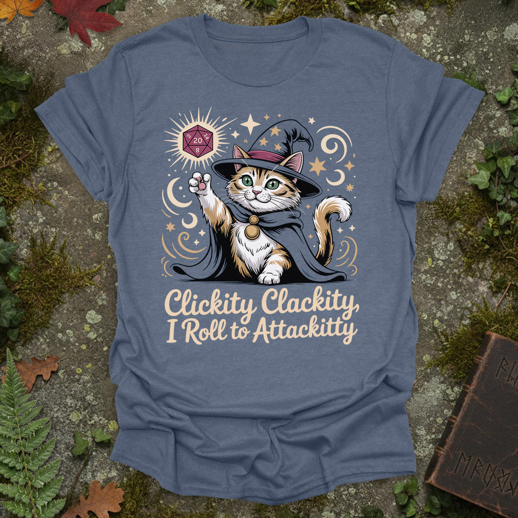 Clickity Clackity Attackitty – T-Shirt