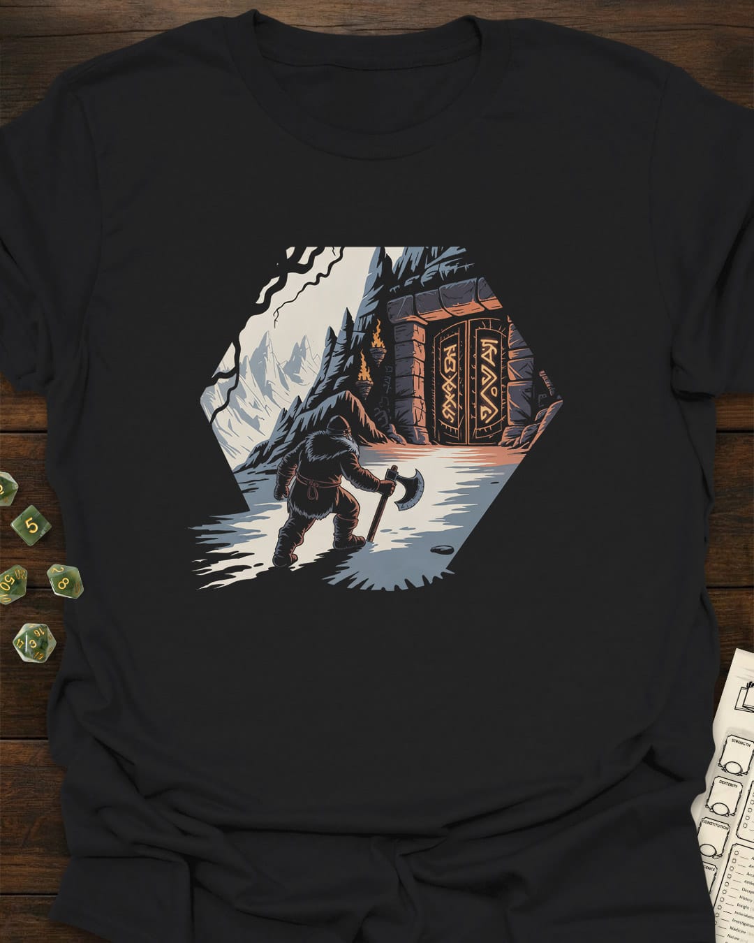 D20 Dwarven Gate T-Shirt