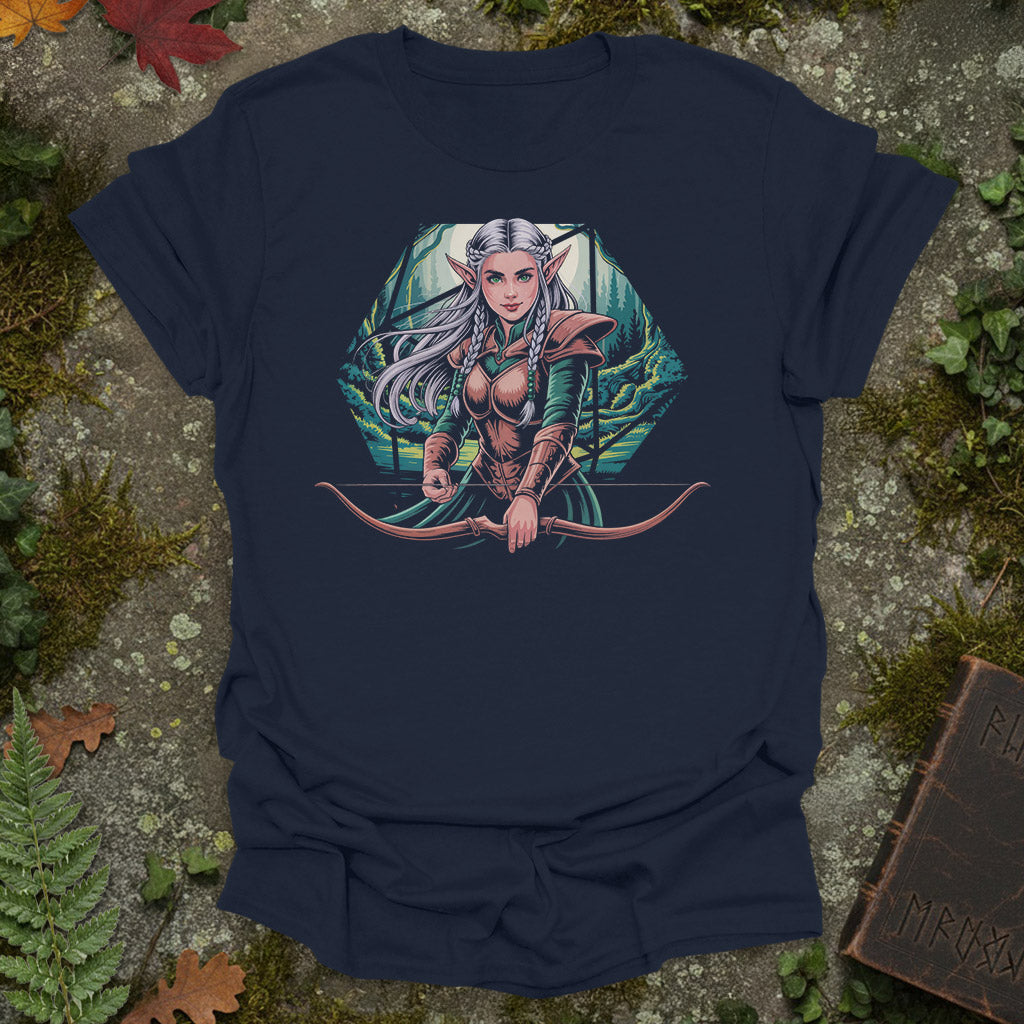 D20 Elf Forest - T-Shirt