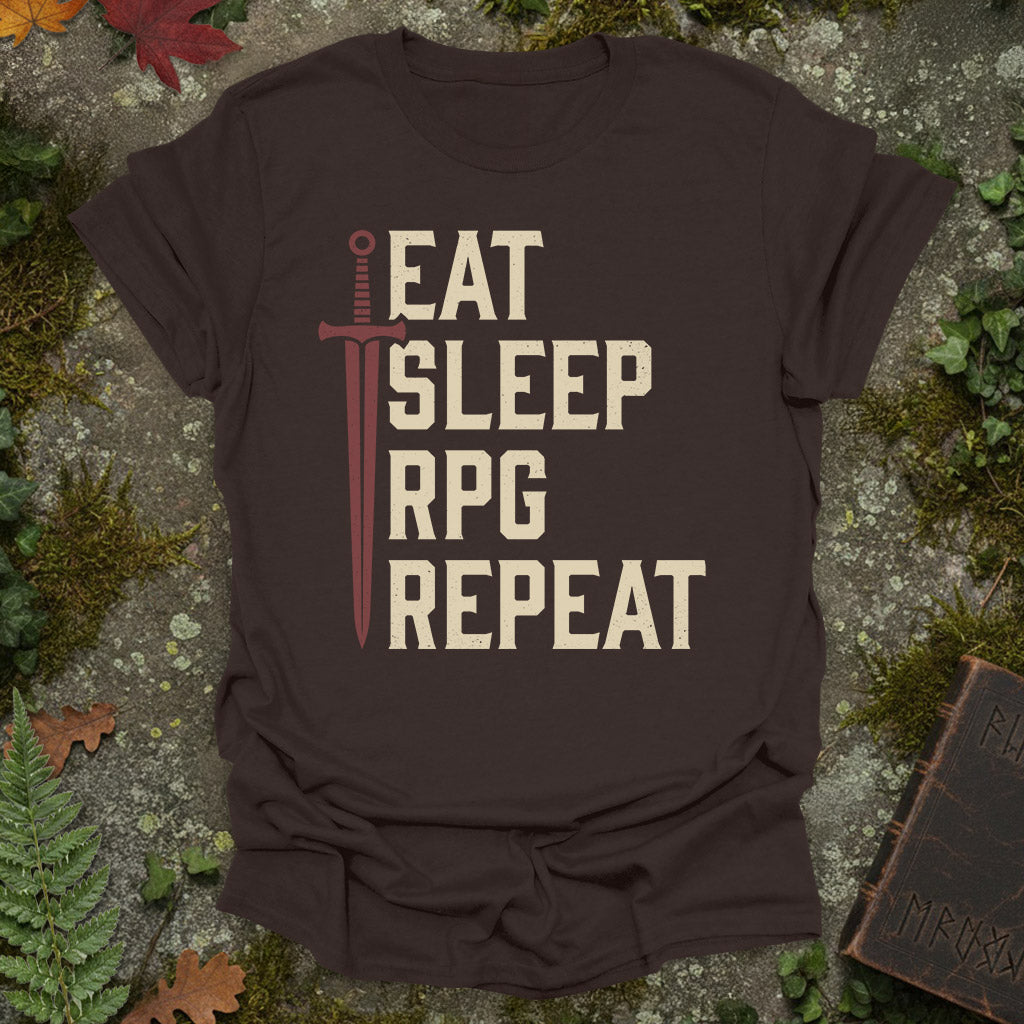 Eat Sleep RPG Repeat - T-Shirt
