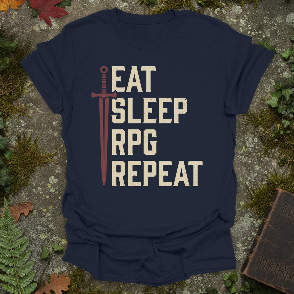 Eat Sleep RPG Repeat - T-Shirt