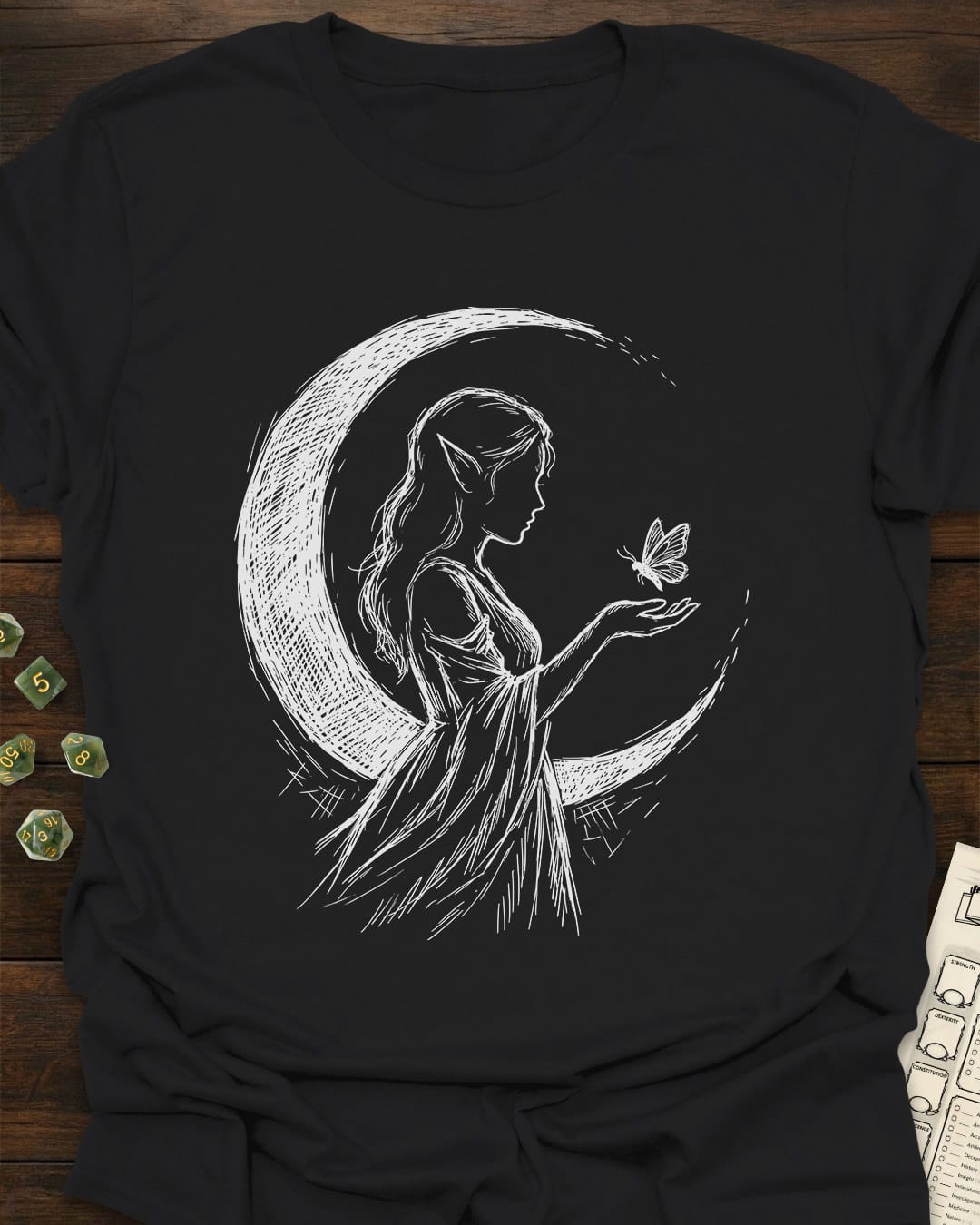 Elven Moon Maiden T-Shirt