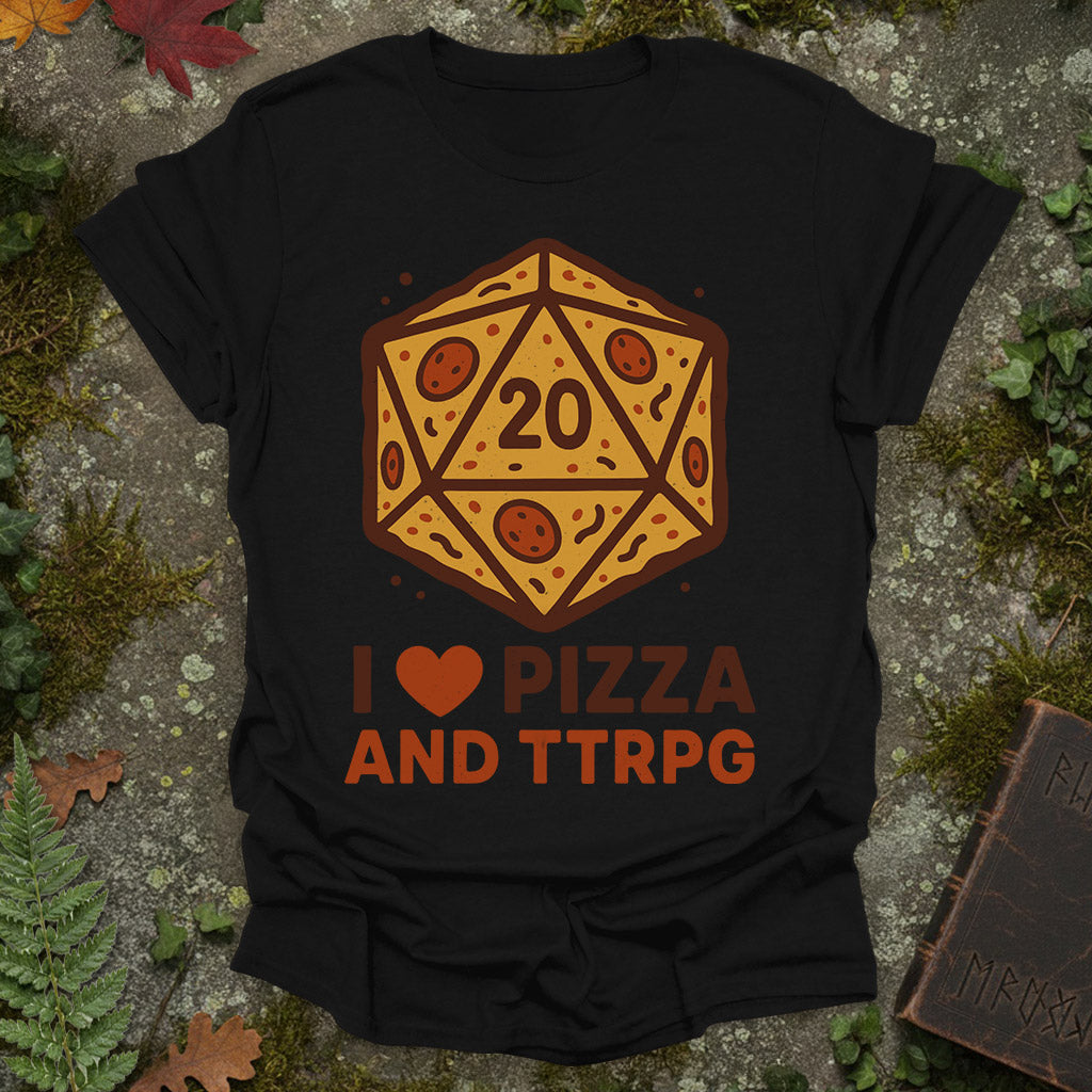 Love Pizza TTRPG T-Shirt