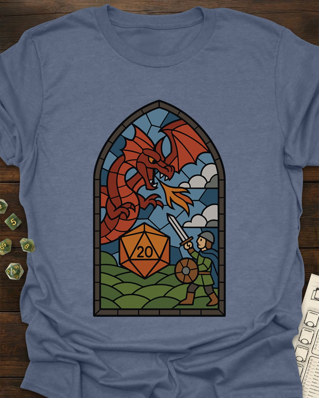 RPG Stained Glass T-Shirt