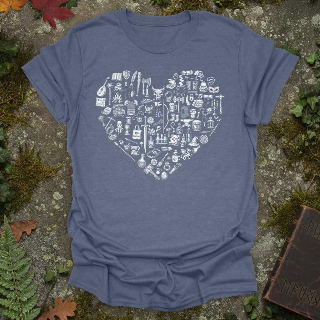 RPG Item Collection Heart - T-Shirt