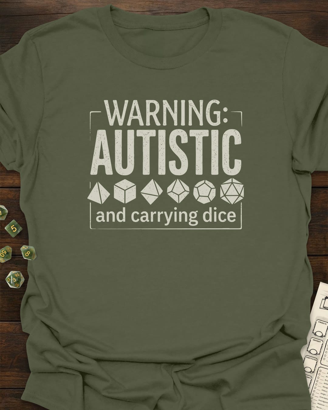 Autistic Dice T-Shirt