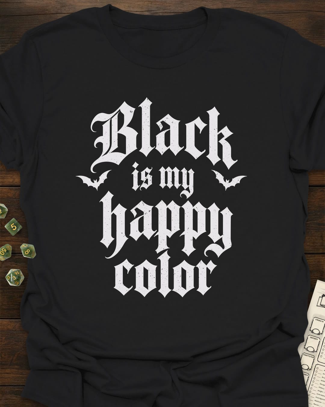 Black Happy T-Shirt