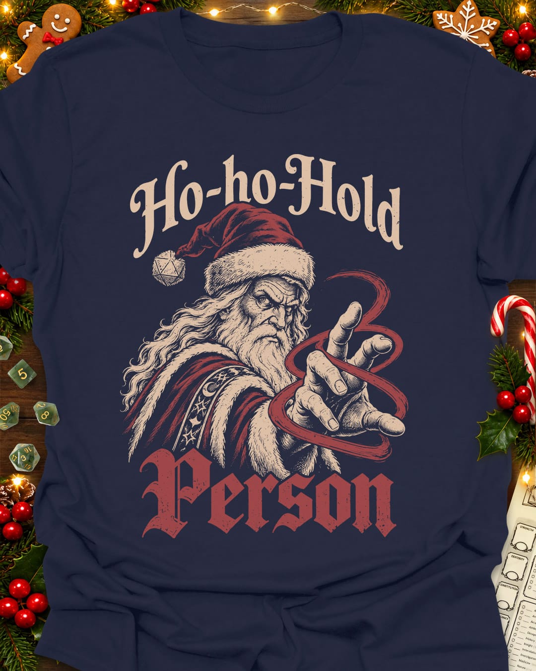 Ho-ho-Hold Person T-Shirt