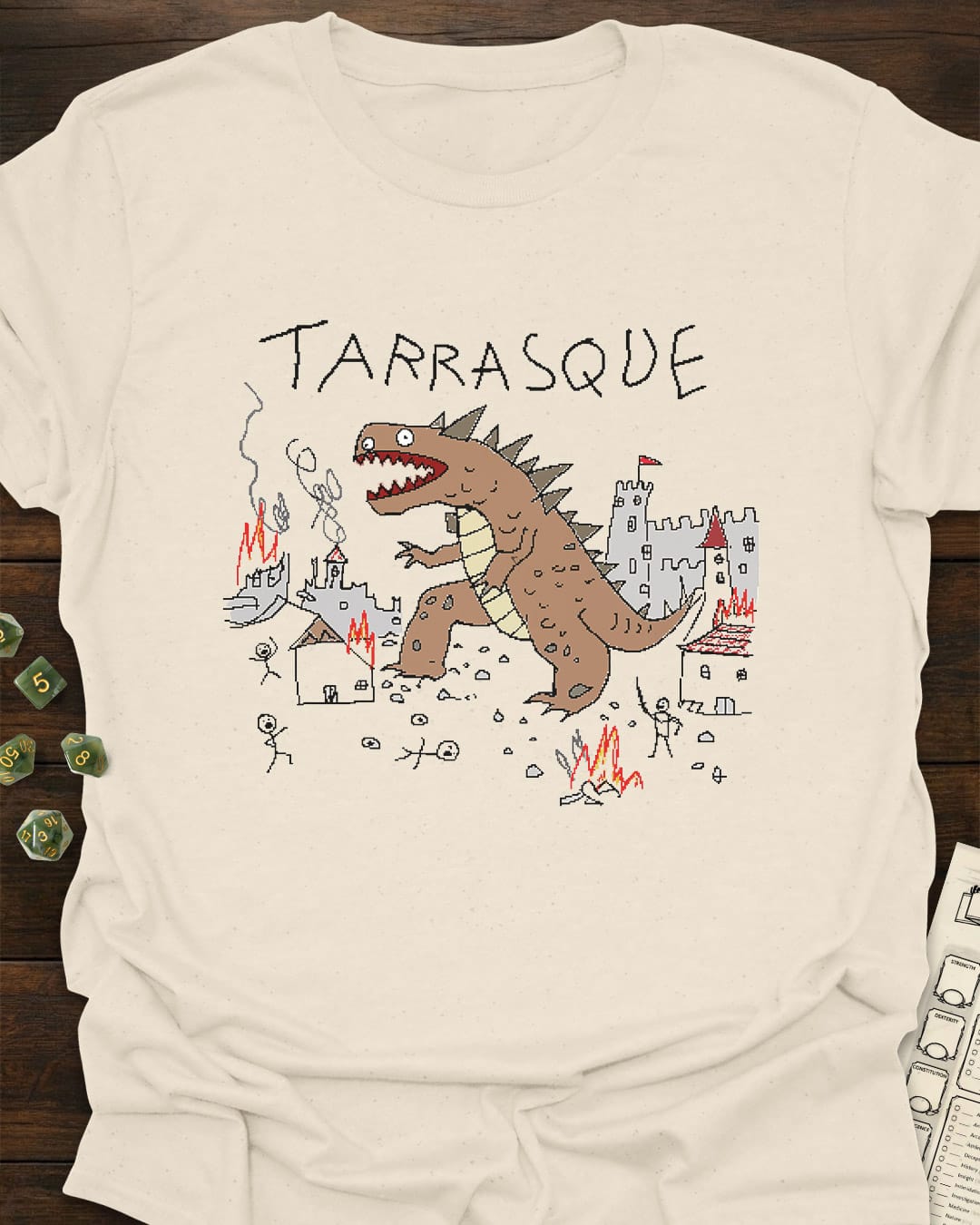Tarrasque Doodle T-Shirt