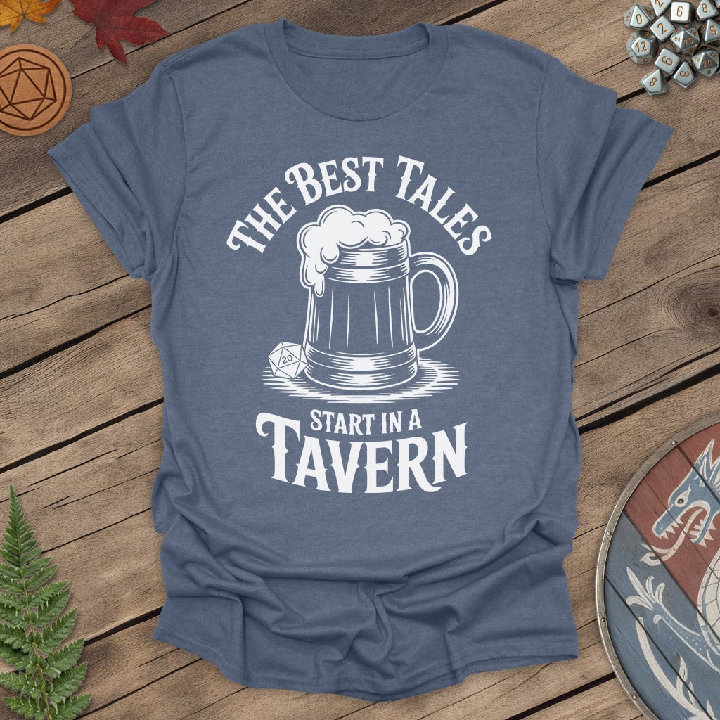 The best tales start  - T-Shirt