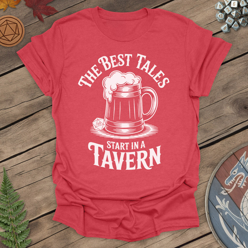 The best tales start  - T-Shirt