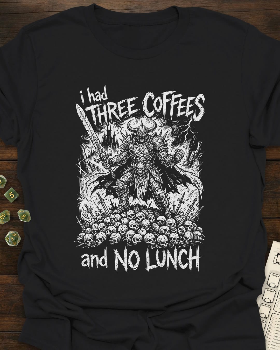 Three Coffee Rage T-Shirt