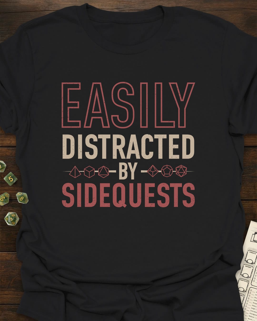 Distracted by sidequests T-Shirt