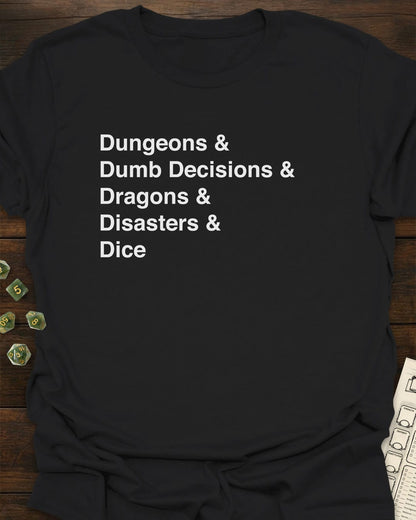 Dungeon Word Stack T-Shirt