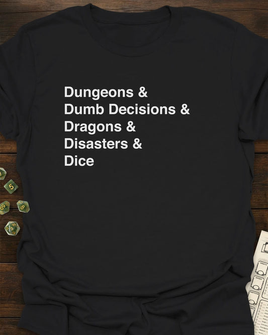 Dungeon Word Stack T-Shirt
