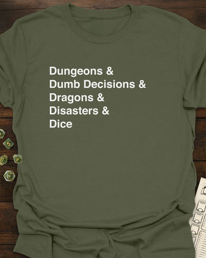 Dungeon Word Stack T-Shirt