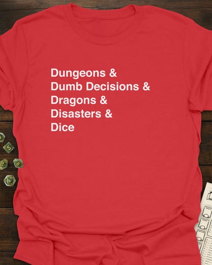 Dungeon Word Stack T-Shirt