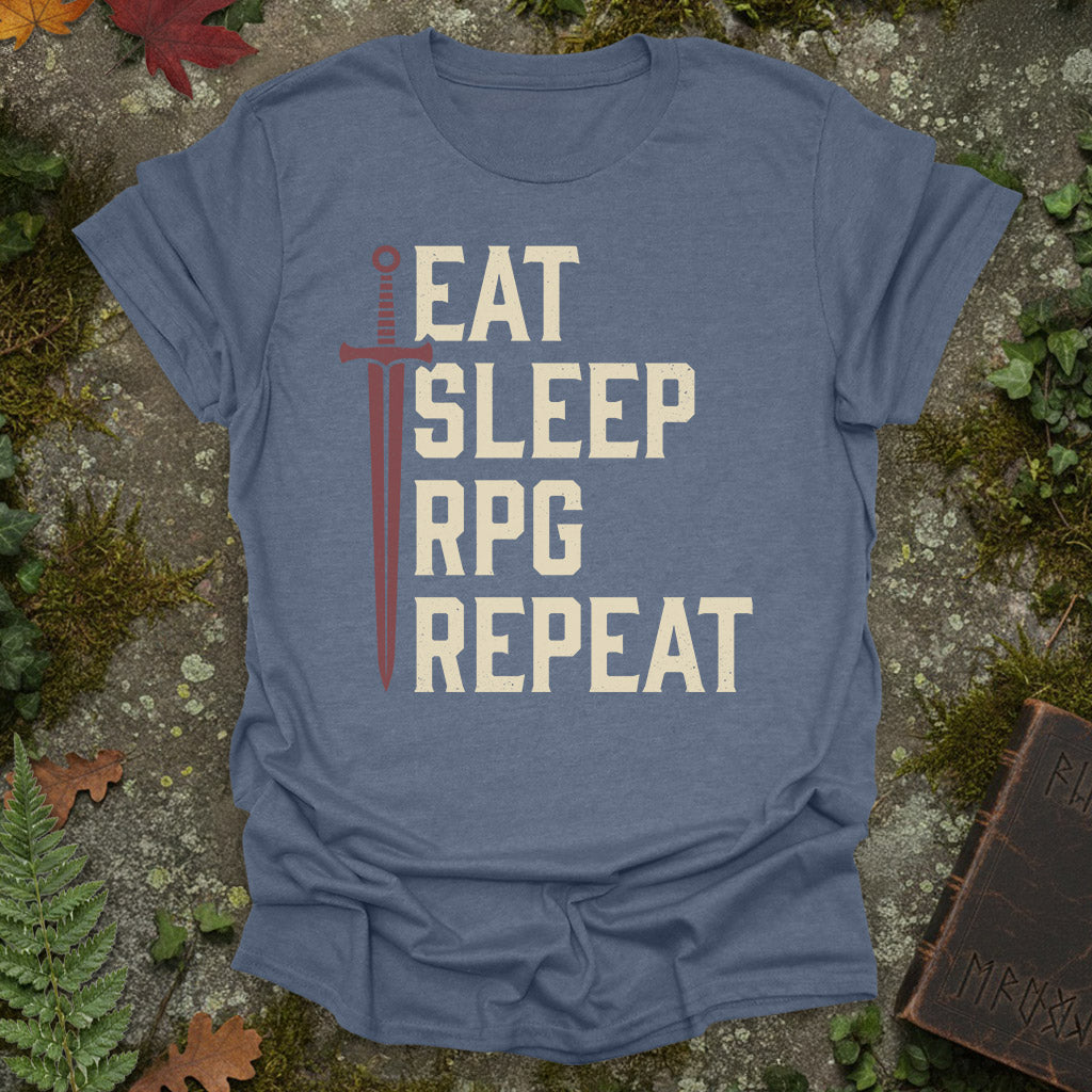 Eat Sleep RPG Repeat - T-Shirt