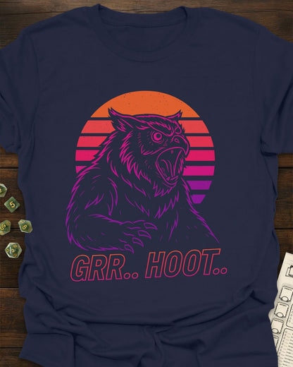 Grr.. Hoot.. Owlbear - T-Shirt