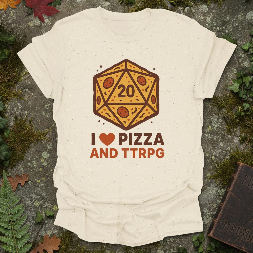 Love Pizza TTRPG T-Shirt