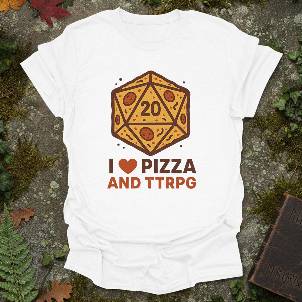 Love Pizza TTRPG T-Shirt