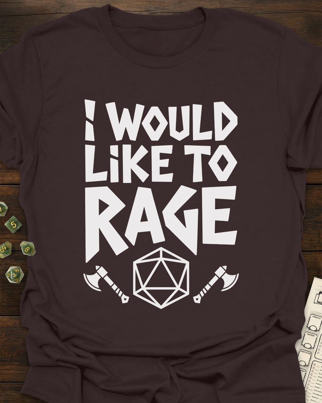 I Would Like To Rage T-Shirt