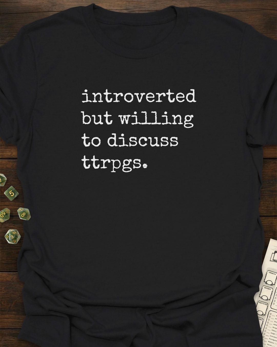 Introverted ttrpgs - T-Shirt