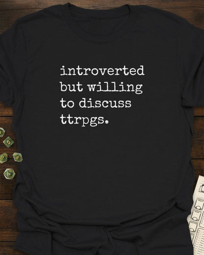 Introverted ttrpgs - T-Shirt
