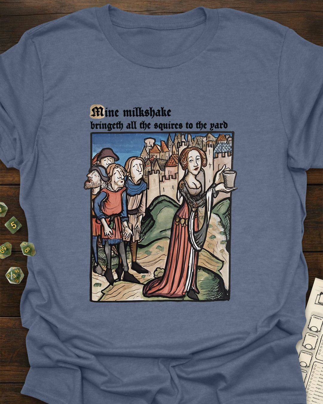 Mine Milkshake - Medieval T-Shirt