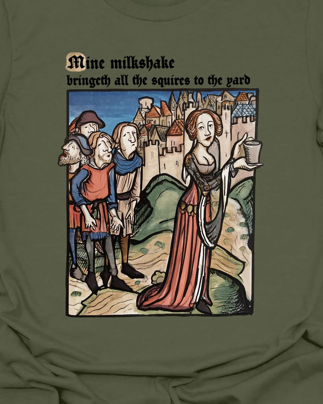 Mine Milkshake - Medieval T-Shirt