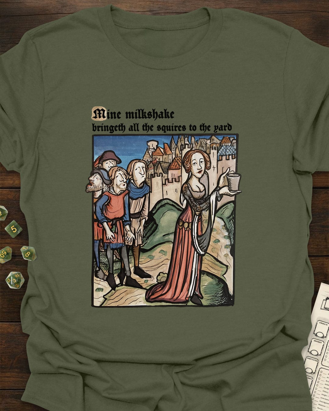 Mine Milkshake - Medieval T-Shirt