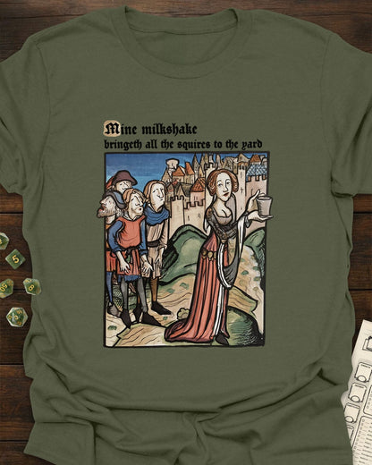Mine Milkshake - Medieval T-Shirt
