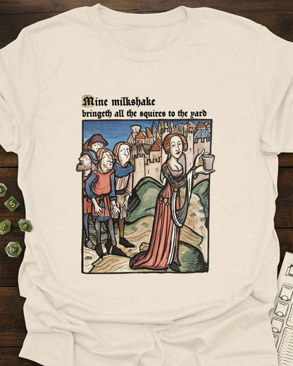 Mine Milkshake - Medieval T-Shirt