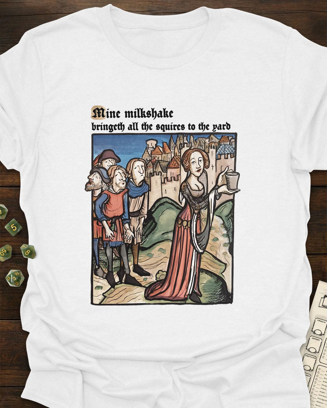Mine Milkshake - Medieval T-Shirt