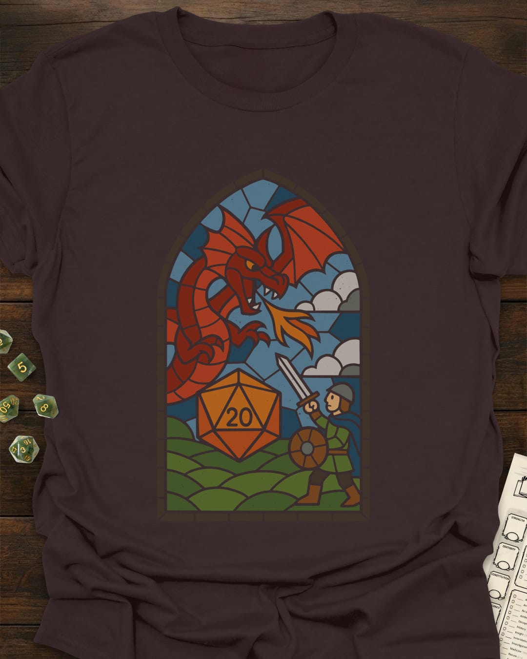 RPG Stained Glass T-Shirt