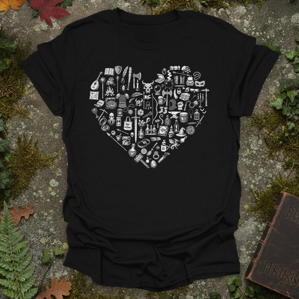 RPG Item Collection Heart - T-Shirt