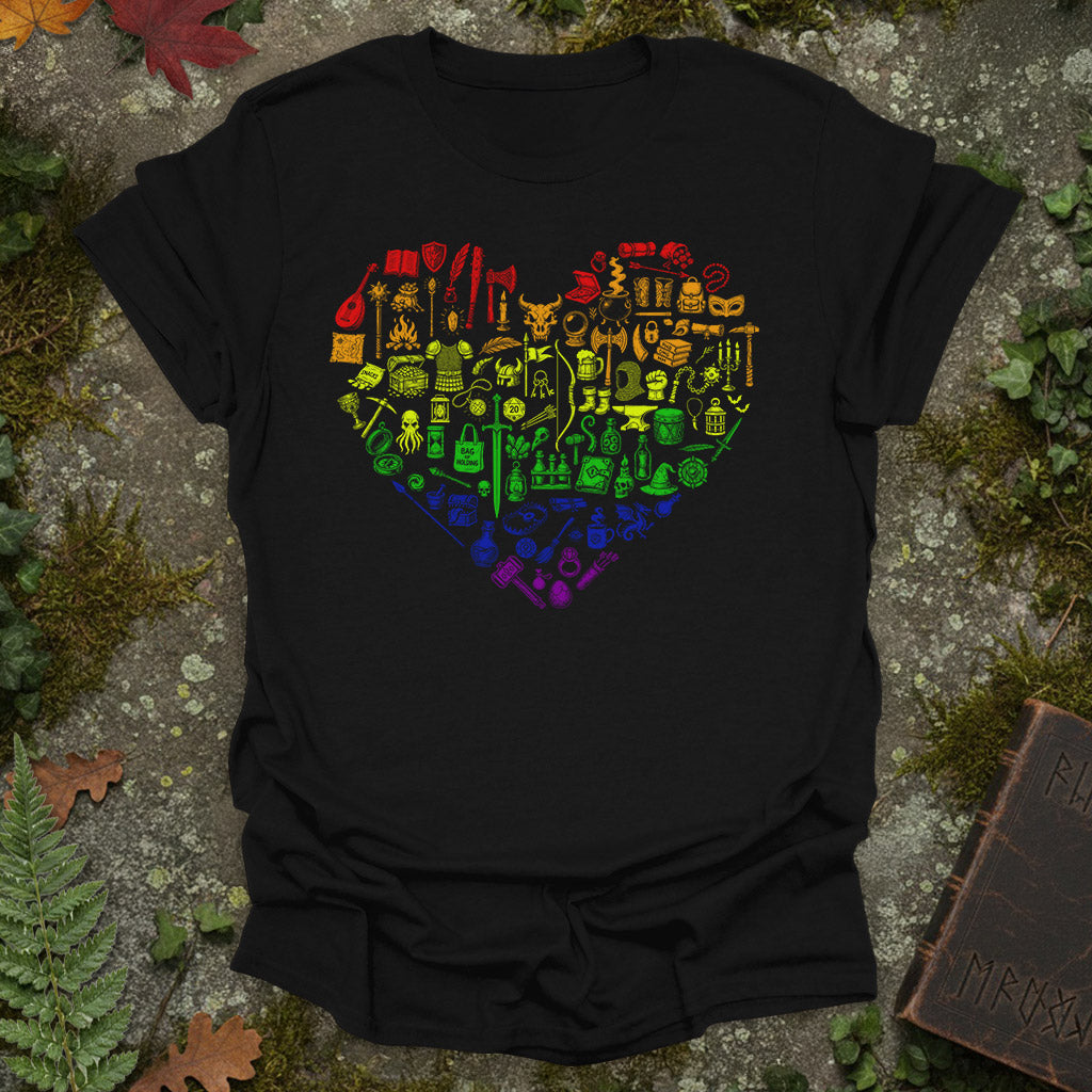 RPG Item Collection Heart Pride - T-Shirt