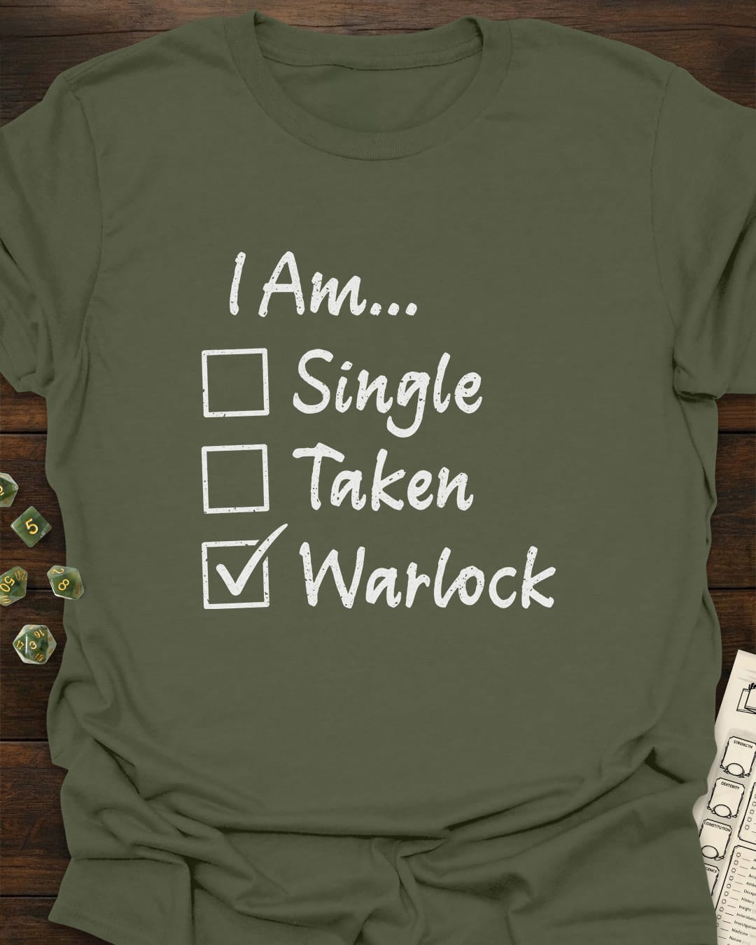 Single Warlock T-Shirt