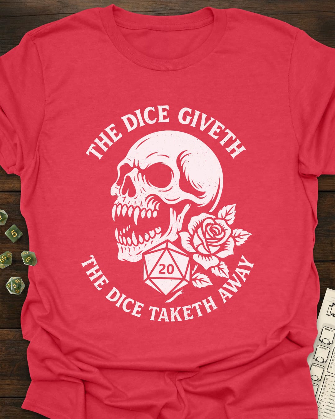 The Dice Giveth Skull - T-Shirt