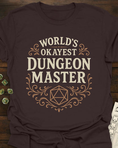 World's Okayest Dungeon Master T-Shirt