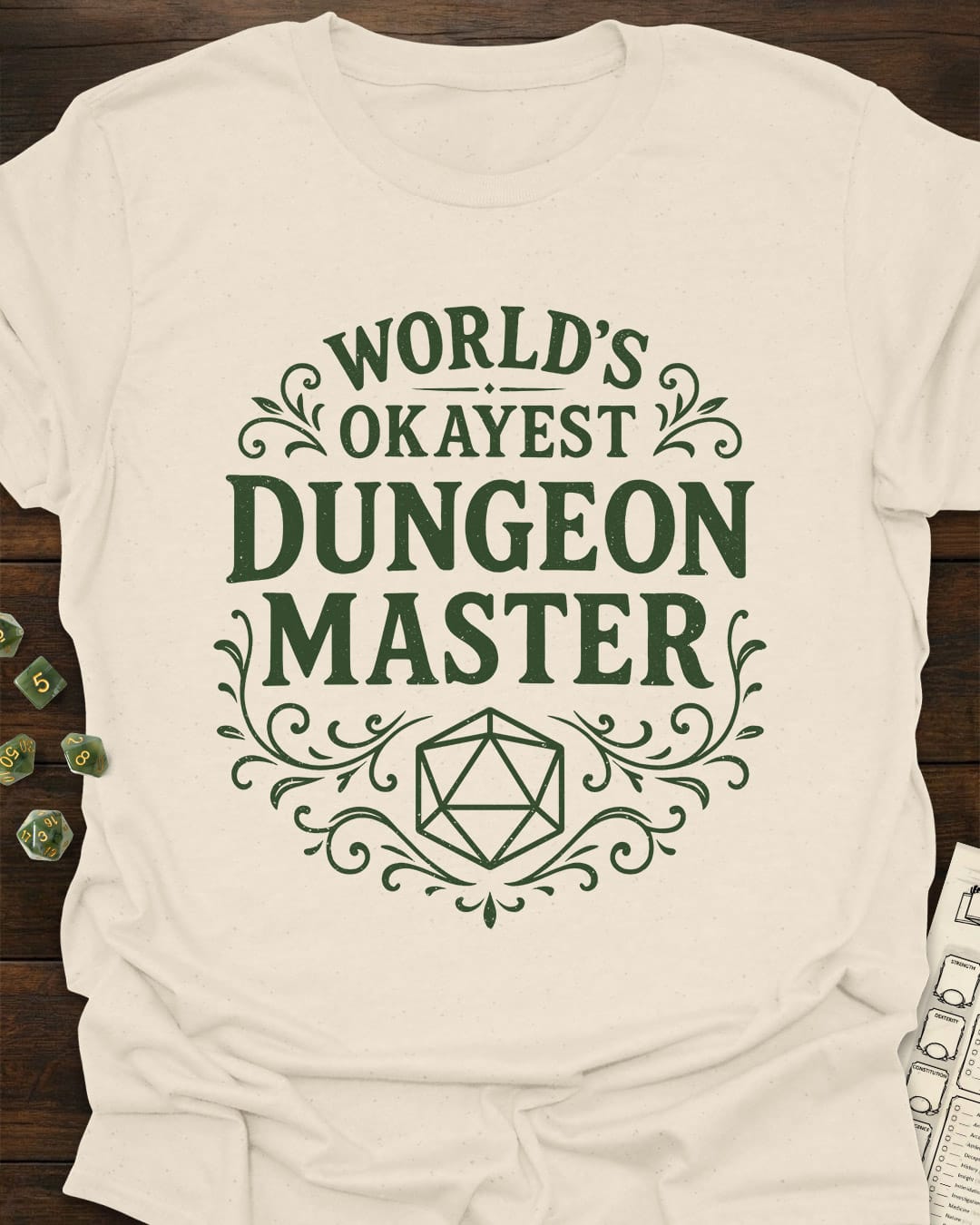 World's Okayest Dungeon Master T-Shirt