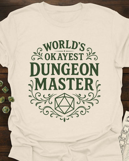 World's Okayest Dungeon Master T-Shirt