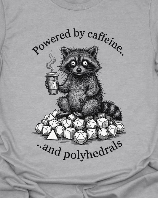 Caffeine and Polyhedrals T-Shirt