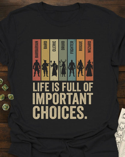 Choose your Class - RPG T-Shirt