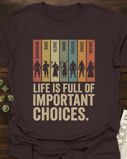 Choose your Class - RPG T-Shirt