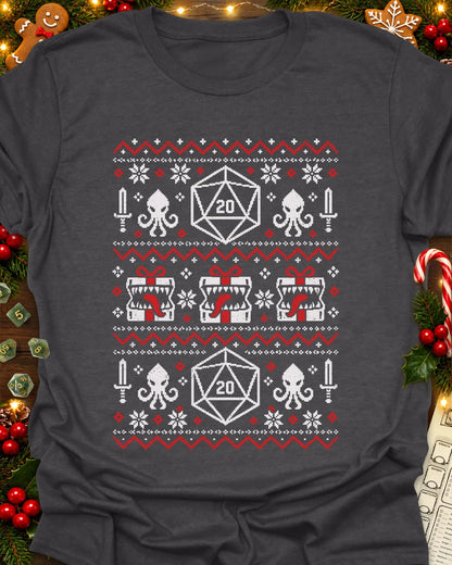 Faux X-mas Knit T-Shirt
