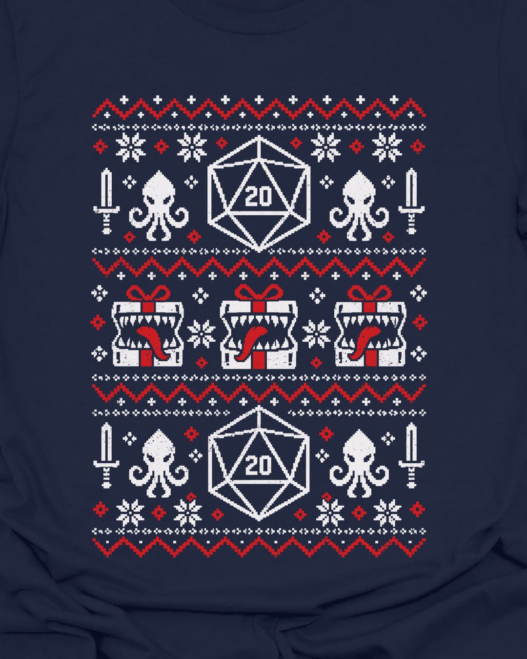 Faux X-mas Knit T-Shirt