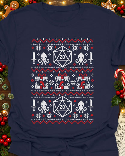 Faux X-mas Knit T-Shirt