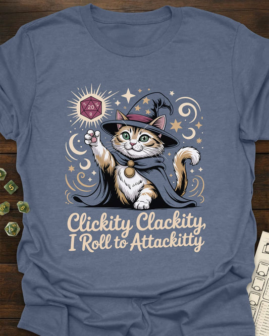 Clickity Clackity Attackitty – T-Shirt