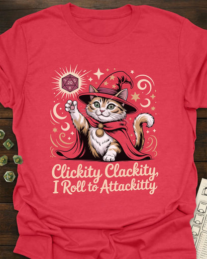 Clickity Clackity Attackitty – T-Shirt